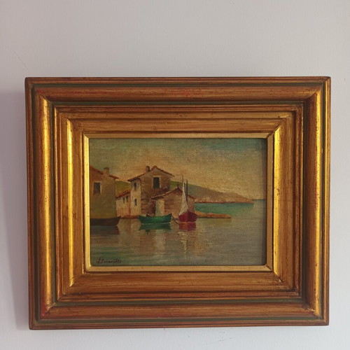 A. Pananidis painting 35x29 cm used