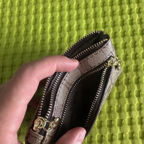 Coach wallet light brown new