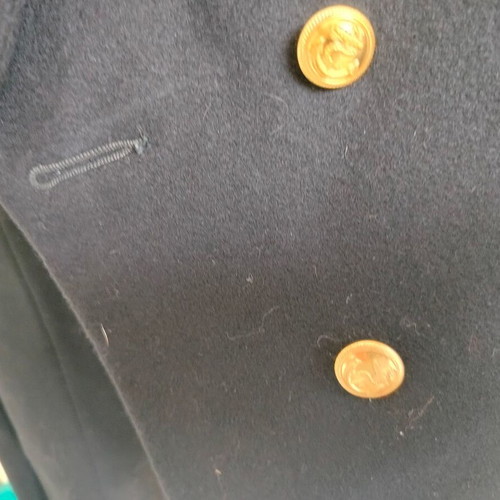 Navy Democracy Jacket used with gold details