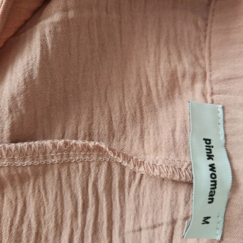 Crop top Pull & Bear used, beige and pink, size M