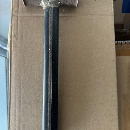 Old handmade iron hammer