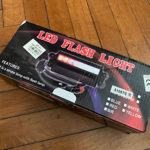 Police flash light 8V LED dashboard beacon