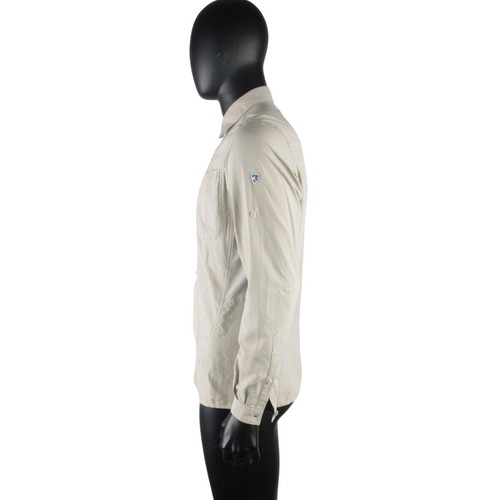 Kuhl men's shirt size M beige short and long sleeve sports hiking