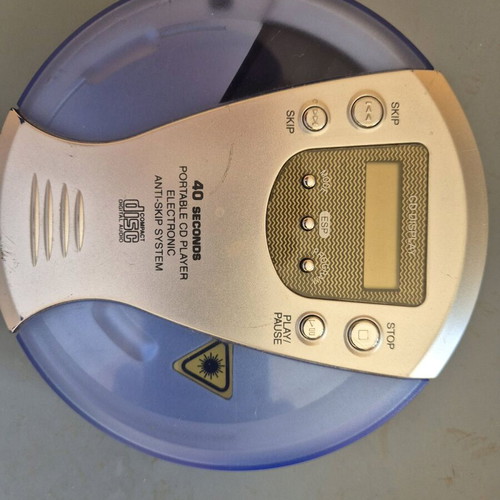 Portable CD player used for spare parts
