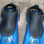 Mares Plana Avanti fins new, adjustable open heel