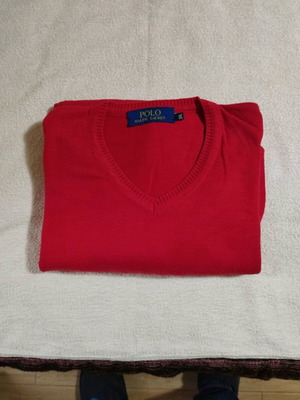 Ralph Lauren XXL red sweater like new