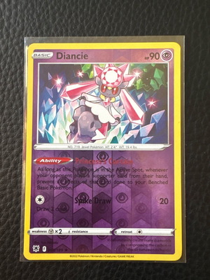 Κάρτα Diancie 068/189 Reverse Holo Rare Astral Radiance Pokémon TCG καινούργια