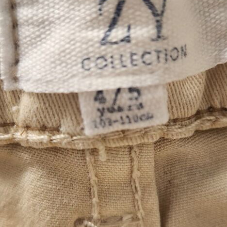 Chino pants Zippy beige slim fit for 4-5 years old like new