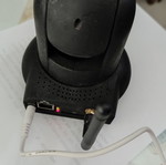 Foscam FI9821P IP Camera Wi-Fi HD black color broken used