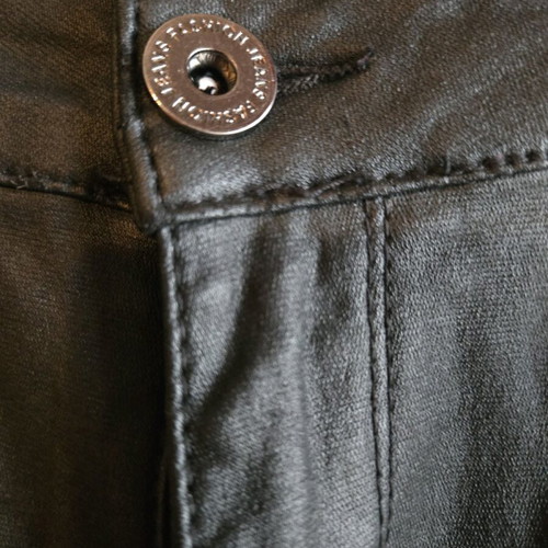Women's faux leather pants like new, black
