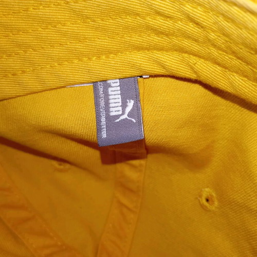 Puma hat used, Ess Cap model, yellow, 100% cotton