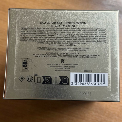 Paco Rabanne Fame The Couture Edition Eau de Parfum new 80 ml