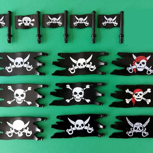 Playmobil pirate flags used