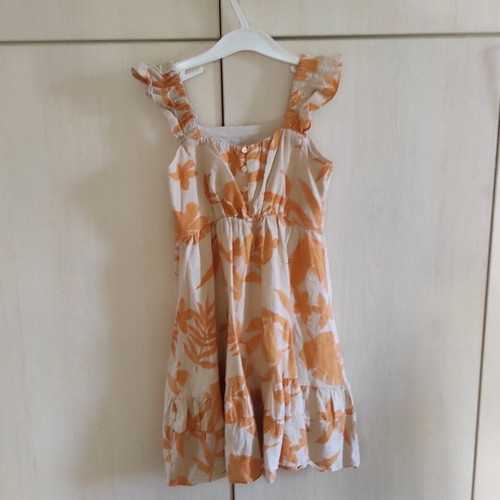 Zara dress, orange, size 134 cm, age 9