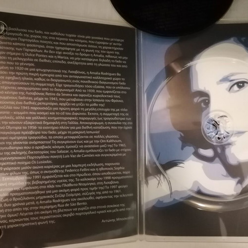 Amalia Rodrigues collectible CD like new, traditional