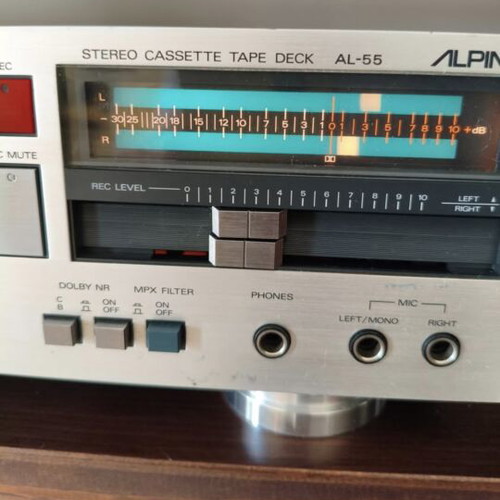 Alpine AL-55 Cassette Recorder like new, Dolby B, adjustable bias