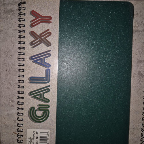 Spiral notebook 1 subject new from old bookstore stock