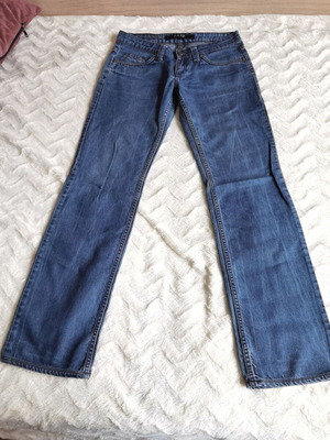 Women's blue jeans like new, size S 36 8, cotton