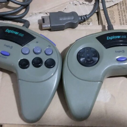 Sega Saturn Explorer 2 controllers used, functional set