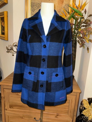 Billabong blue fitted coat like new