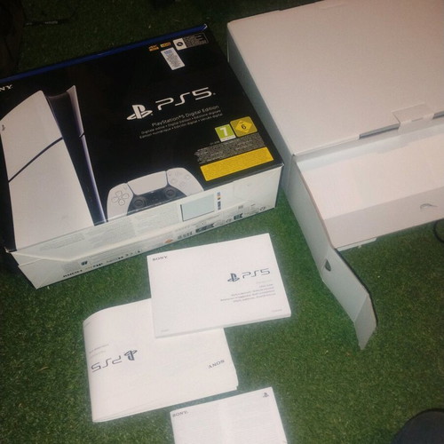 PlayStation 5 box and manual used
