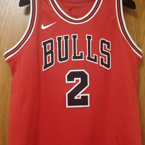 NBA Chicago Bulls Icon Edition Nike jersey size L kids authentic