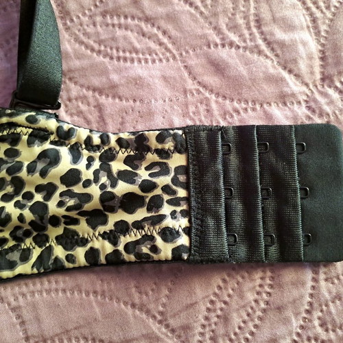 Leopard push-up bra, size 75E