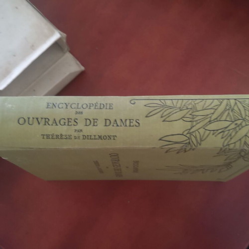 Encyclopedie des Ouvrages de Dames book used, French embroidery manual