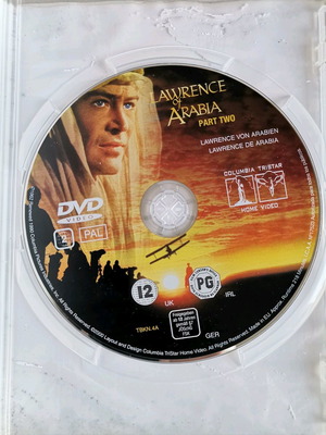 DVD Lawrence of Arabia part 2 καινούργιο με υπότιτλους