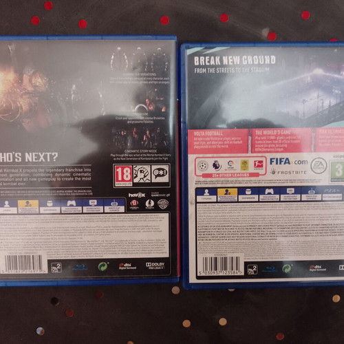 FIFA 20 Champions Edition and Mortal Kombat X PlayStation 4 games like new