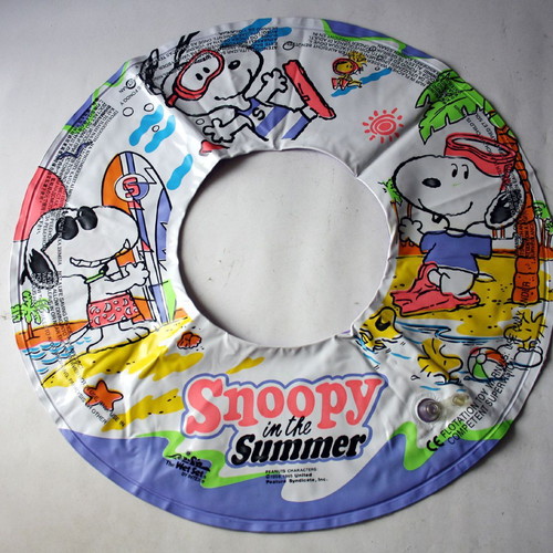 Snoopy in the Summer 50cm Wet Set Intex life buoy new vintage 1991