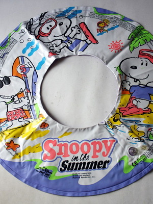 Σωσίβιο Snoopy in the Summer 50cm Wet Set Intex καινούργιο vintage 1991