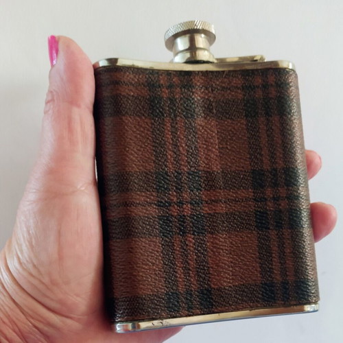 Stainless Steel Flask brown, like new
