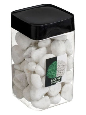 Decorative White Glow in the Dark Stones 1100g