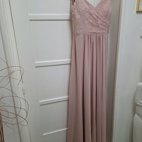 Long elegant pink dress new, size L