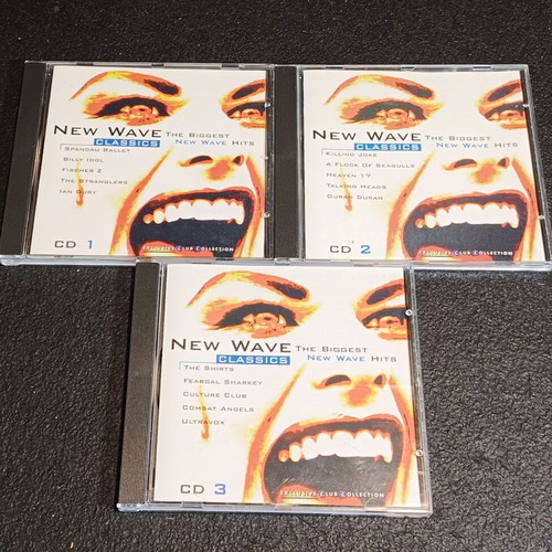 New Wave Classics 3 CD used, rock compilation