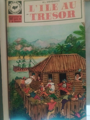French book used, L' Ile Au Tresor