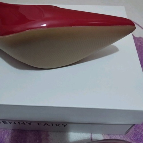 Jenny Fairy red patent leather pumps new, size 38