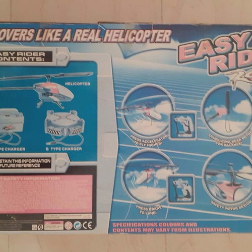 Vintage RC Helicopter Air Hogs Easy Rider XL New