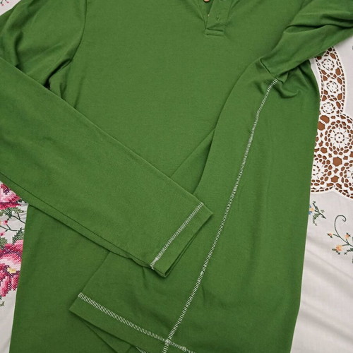 Paul Frank men's long-sleeve spring shirt medium like new, green