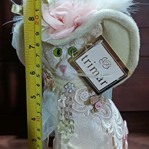 Trimar decorative cat new vintage cloth early 00s