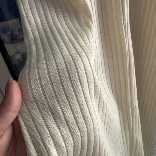 Maxi Zara Rib φόρεμα σαν καινούργιο, νούμερο Small, άσπρο μπεζ
