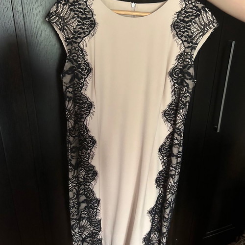 Billy Sabbado dress new with black lace, size XL