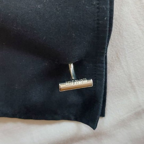 Just Cavalli shirt used, black, with cufflinks, XXL size