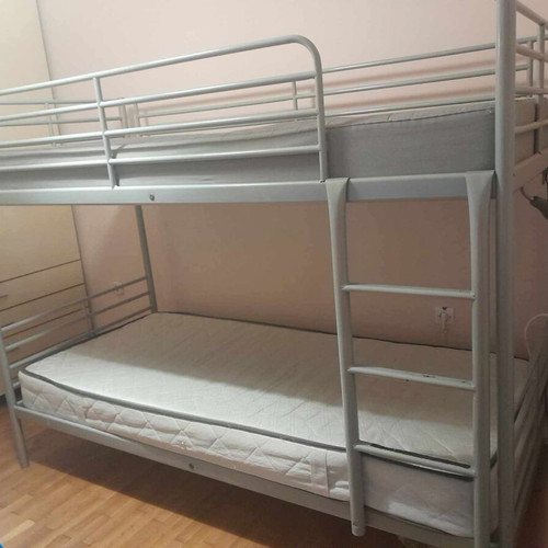 IKEA metal bunk bed like new