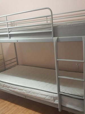 IKEA metal bunk bed like new