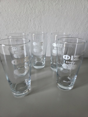 Fix Beer Glasses set of 5, 0.3L, new