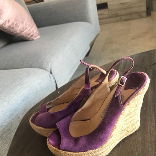 Jimmy Choo platforms used, size 36, purple