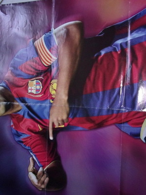 Αφίσα Ronaldinho Barcelona μεταχειρισμένη, μεγάλη