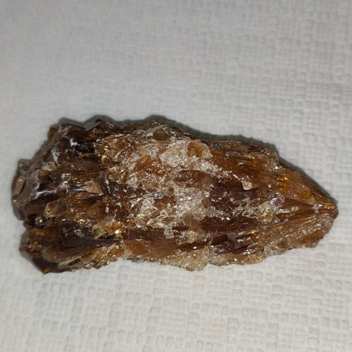 Raw natural amber 38g used, collectible mineral